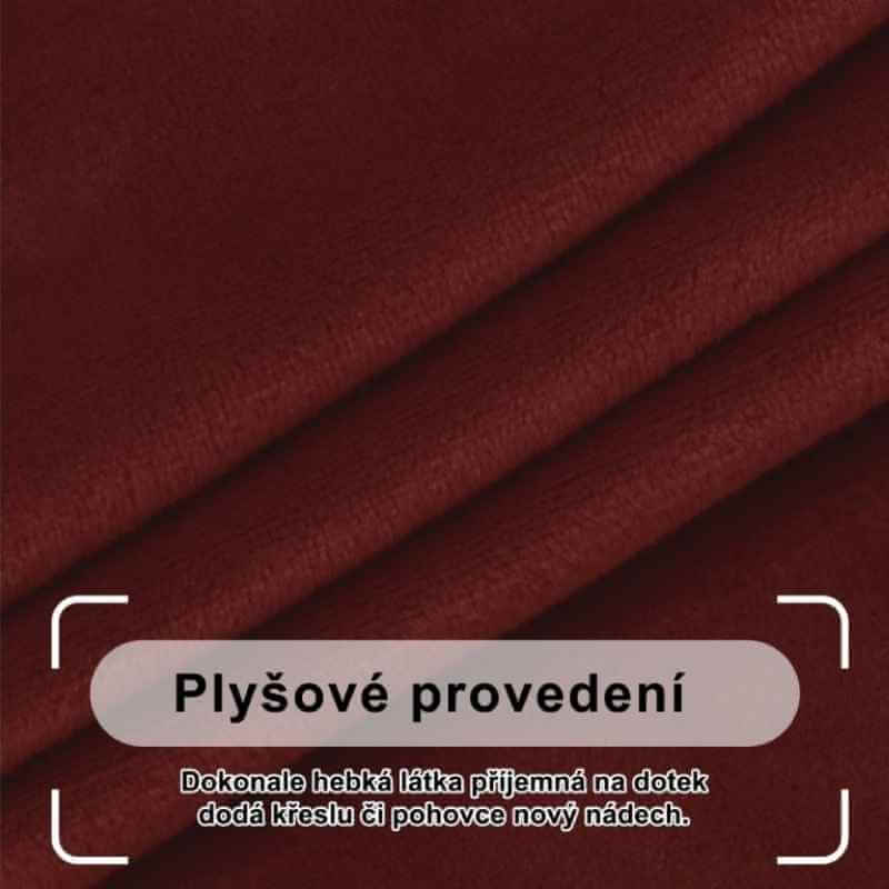 potah na pohovku plyšový